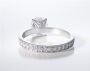 PAVE SOLITAIRE RING ENG010